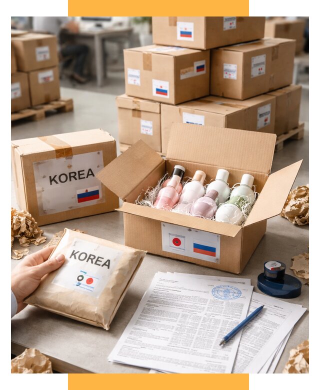 Доставка косметики из Кореи от 8793 р. под ключ | СетСервис-Ссб