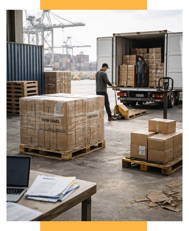 Доставка грузов из Израиля от 15518 р., логистика от СетСервис-Ссб