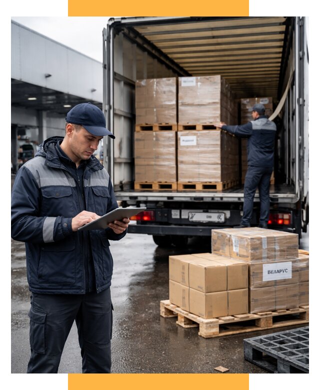 Доставка грузов из Беларуси от 15518 р. логистика СетСервис-Ссб
