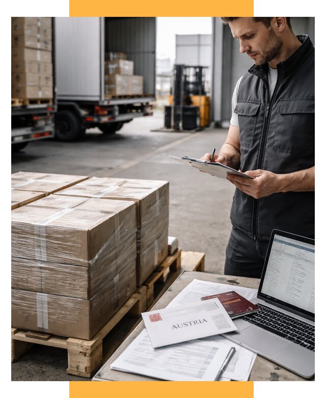 Доставка в Австрию от 67243 р. Логистика и экспорт СетСервис-Ссб