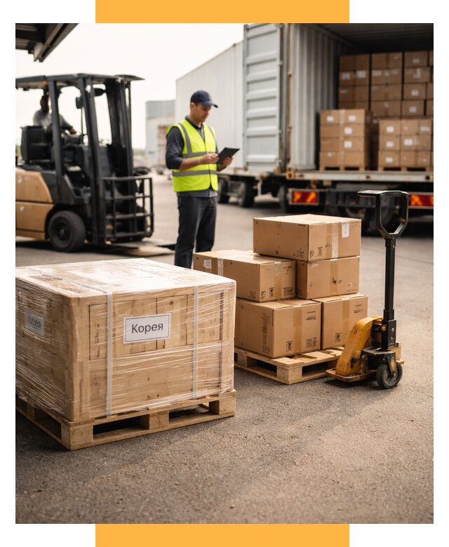 Доставка грузов в Корею из России от 36208 р. | СетСервис-Ссб