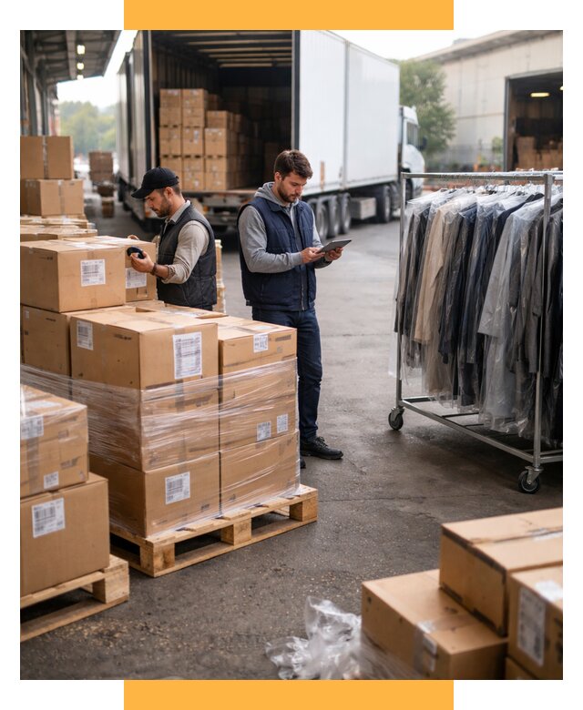 Перевозка и доставка одежды из Китая от 7759 р., СетСервис-Ссб