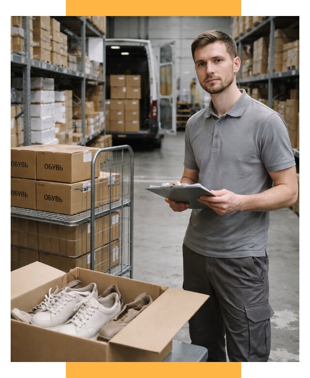 Доставка обуви из Китая и Турции от 4655 р. СетСервис-Ссб