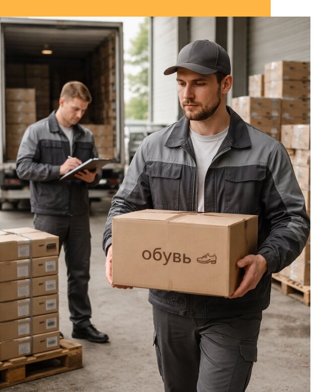 Международная перевозка обуви с таможенным оформлением от 4655