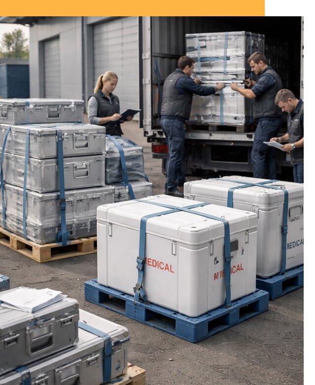 Перевозка медицинского оборудования по всему миру от 15518 руб