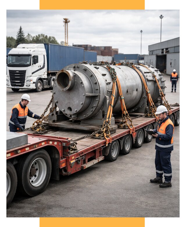 Перевозка тяжеловесных грузов под ключ от 155175 р. | СетСервис-Ссб